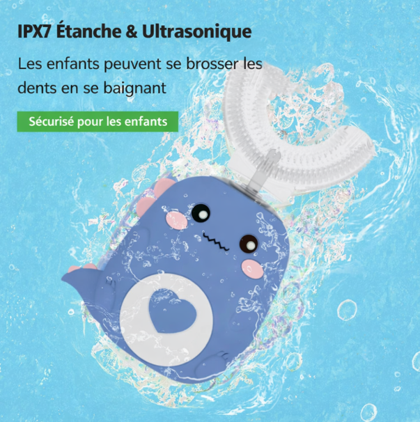 Jolyz Smile™ - Brosse À Dents Électrique 360° pour enfants